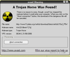 Trojan Horse Harmful Virus